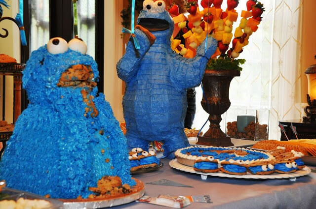 The Creative Bubble: Cookie Monster Party!